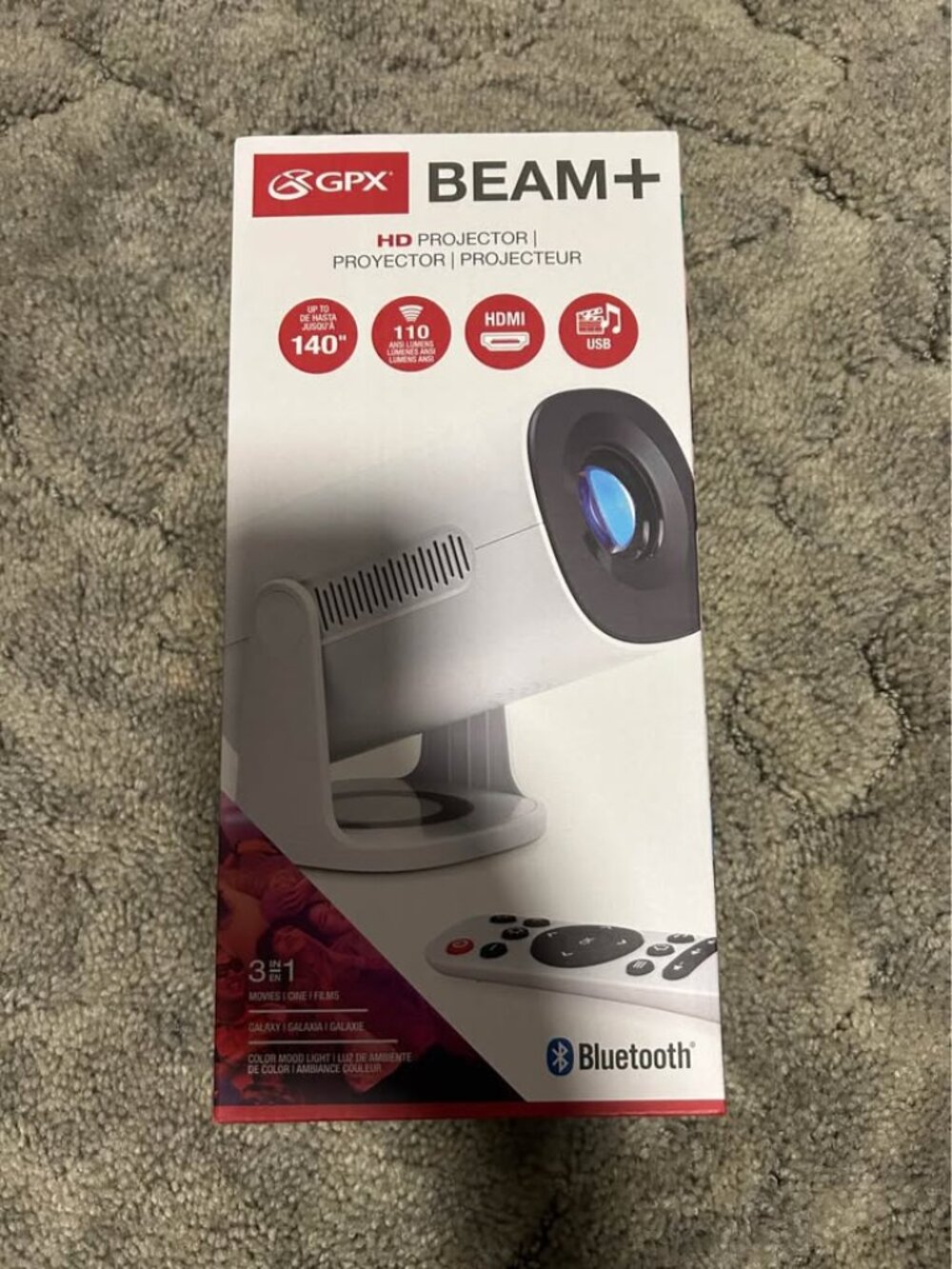 GPX Home Theater Projector Portable